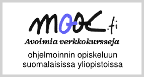 Avoimia verkkokursseja ohjelmoinnin opiskeluun suomalaisissa yliopistoissa.